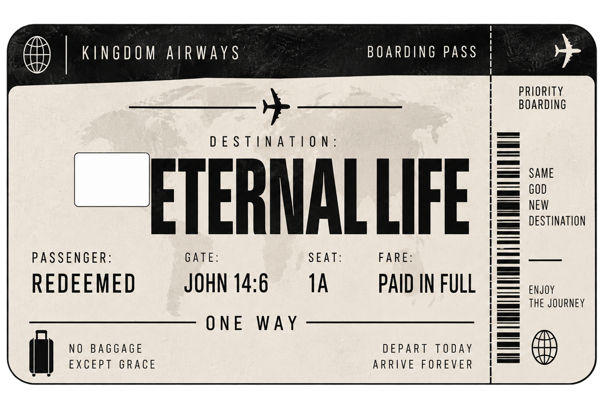 Boarding Pass- Premium Credit Card Slap