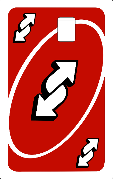 Credit Card Skin Slap- Red Reverse