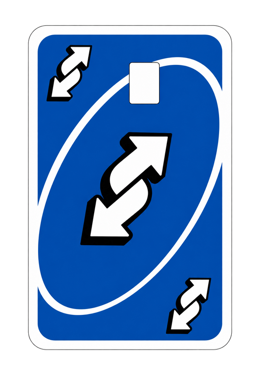 Reverse Card- Premium Credit Card Slap