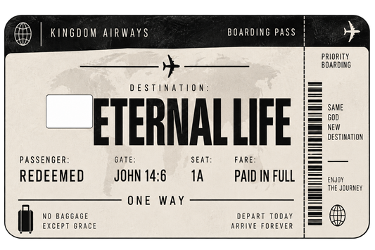 Boarding Pass- Premium Credit Card Slap