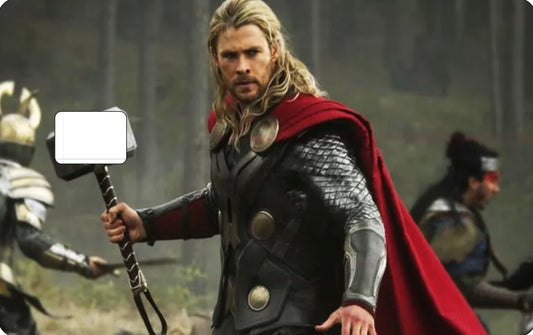 Credit Card Skin Slap- Thor's Hammer