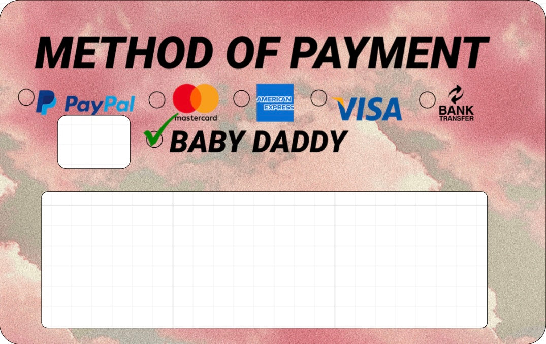 Card Slap- Method of Payment