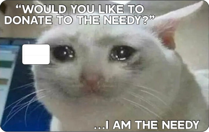 Card Slap- Awkward Donations