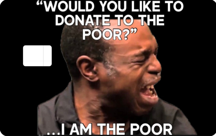 Card Slap- Awkward Donations