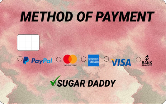 Credit Card Skin Slap- Method of Payment